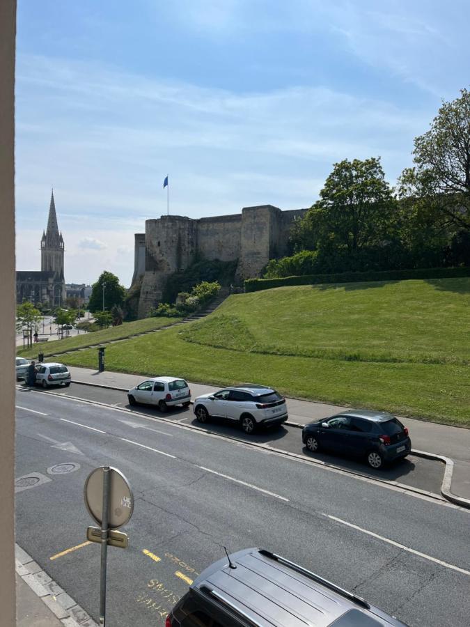 Face au château , chambre hyper centre Caen Exterior foto